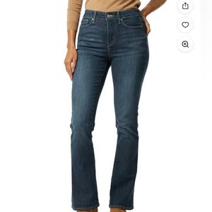 Signature by Levi Strauss Dark Blue Boot Cut Jeans